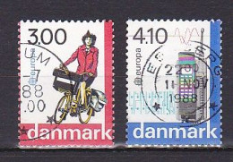 Denmark, 1988, Europa CEPT, Set, USED - Usado