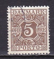 Denmark, 1922, Numeral & Posthorns, 5ø, USED - Postage Due
