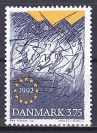 Denmark, 1992, European Single Market, 3.75kr, USED - Oblitérés