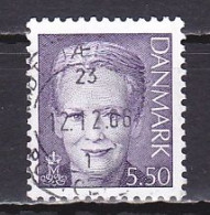 Denmark, 2000, Queen Margrethe II, 5.50kr, USED - Oblitérés