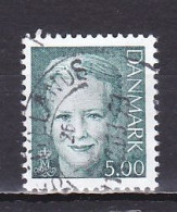 Denmark, 2000, Queen Margrethe II, 5.00kr, USED - Oblitérés