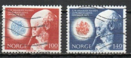 Norway, 1973, Dr. Hansen's Bacillus Discovery Centenary, Set, USED - Oblitérés