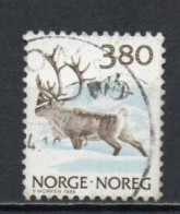 Norway, 1988, Wildlife/Reindeer, 3.80Kr, USED - Oblitérés