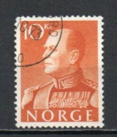 Norway, 1959, King Olav V, 10Kr, USED - Used Stamps