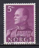 Norway, 1959, King Olav V, 5Kr, USED - Oblitérés