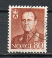 Norway, 1960, King Olav V, 80ö, USED - Used Stamps