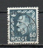 Norway, 1951, King Haakon VII, 60ö, USED - Used Stamps