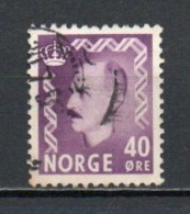 Norway, 1955, King Haakon VII, 40ö, USED - Oblitérés