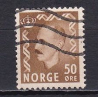 Norway, 1951, King Haakon VII, 50ö/Olive-Brown, USED - Used Stamps
