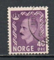 Norway, 1955, King Haakon VII, 40ö, USED - Oblitérés