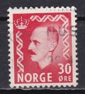 Norway, 1951, King Haakon VII, 30ö/Scarlet, USED - Gebraucht