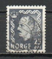 Norway, 1951, King Haakon VII, 25ö/Violet-Grey, USED - Used Stamps