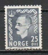 Norway, 1951, King Haakon VII, 25ö/Violet-Grey, USED - Used Stamps
