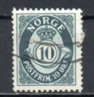 Norway, 1950, Posthorn/Photogravure, 10ö, USED - Gebraucht