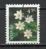 Norway, 1999, Flowers/Wood Anemone, 4.00kr, USED - Usados