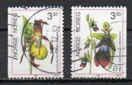 Norway, 1992, Orchids, Set, USED - Used Stamps