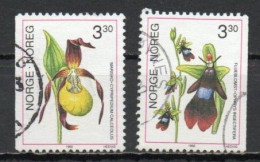 Norway, 1992, Orchids, Set, USED - Usados