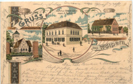 Gruss Aus Wölpern - Litho - Jesewitz - Kamenz