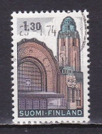 Finland, 1971, Helsinki Railway Station, 1,30mk, USED - Used Stamps