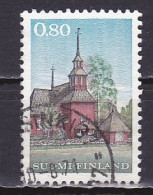 Finland, 1970, Keuruu Wooden Church, 0.80mk, USED - Used Stamps