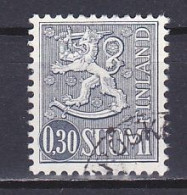 Finland, 1965, Lion/Thick Circle, 0.30mk, USED - Usados