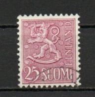 Finland, 1958, Lion, 25mk, USED - Used Stamps