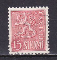 Finland, 1954, Lion, 15mk, USED - Oblitérés