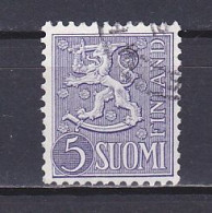 Finland, 1954, Lion, 5mk, USED - Used Stamps