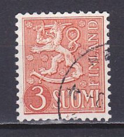 Finland, 1954, Lion, 3mk, USED - Gebruikt