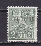 Finland, 1954, Lion, 2mk, USED - Oblitérés
