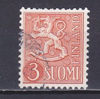Finland, 1954, Lion, 3mk, USED - Oblitérés