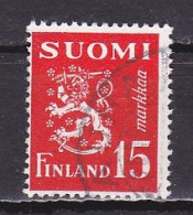 Finland, 1952, Lion, 15mk, USED - Gebruikt