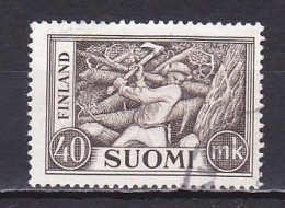 Finland, 1952, Wood Cutter, 40mk, USED - Gebraucht