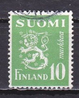 Finland, 1952, Lion, 10mk, USED - Oblitérés