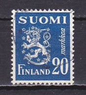 Finland, 1950, Lion, 20mk, USED - Oblitérés