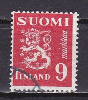 Finland, 1948, Lion, 9mk, USED - Gebruikt
