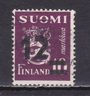 Finland, 1948, Lion/Surcharge, 12mk On 10mk, USED - Used Stamps