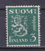 Finland, 1947, Lion, 3mk, USED - Gebruikt