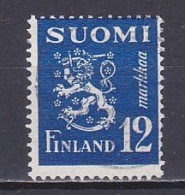 Finland, 1947, Lion, 12mk, USED - Used Stamps