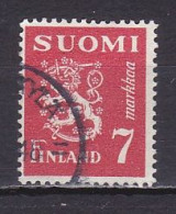 Finland, 1947, Lion, 7mk, USED - Used Stamps