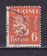 Finland, 1947, Lion, 6mk, USED - Usati