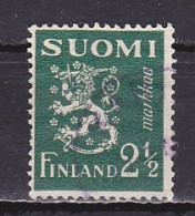 Finland, 1947, Lion, 2½mk, USED - Used Stamps