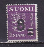Finland, 1946, Lion/Surcharge, 8mk On 5mk, USED - Used Stamps