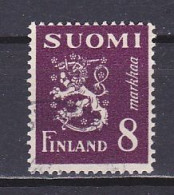 Finland, 1946, Lion, 8mk, USED - Gebruikt