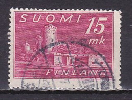 Finland, 1945, Olavinlinna Castle, 15mk, USED - Used Stamps