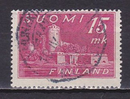 Finland, 1945, Olavinlinna Castle, 15mk, USED - Used Stamps