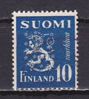 Finland, 1945, Lion, 10mk, USED - Oblitérés