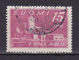 Finland, 1945, Olavinlinna Castle, 15mk, USED - Used Stamps