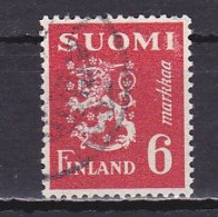 Finland, 1945, Lion, 6mk, USED - Oblitérés