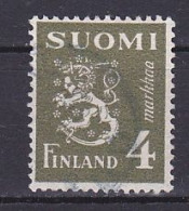 Finland, 1945, Lion, 4mk, USED - Oblitérés